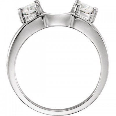 14k Solitaire CZ/Cubic Zirconia Engagement/Solitaire Ring Wrap