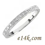 14k White Gold Hand-Engraved Antique Victorian Wedding Band 14k White Gold Hand-Engraved Antique Victorian Wedding Band
