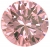 Round Loose Stone Pink Cubic Zirconia CZ - Product Image