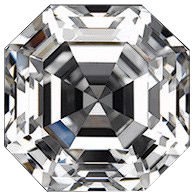 Asscher Cut Loose CZ Cubic Zirconia Stone