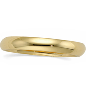 Sterling Silver 3mm Wedding Band Ring - Product Image