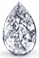 Pear Cut Loose Russian CZ Cubic Zirconia Stone