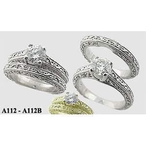 Platinum Cubic Zirconia Rings