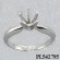 Platinum Cubic Zirconia CZ Solitaire Engagement Ring