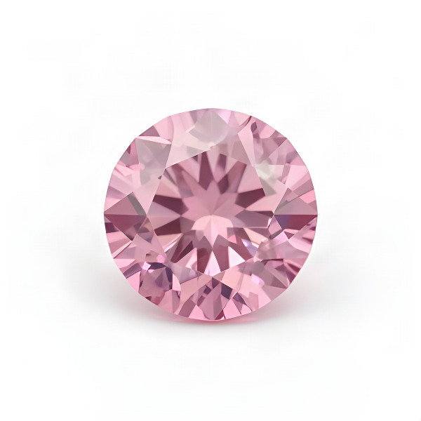 Round Loose Stone Pink Cubic Zirconia CZ Round Loose Stone Pink Cubic Zirconia CZ