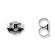 Solid 14k Gold Earring Backs Replacement Backs for Pierced Ears