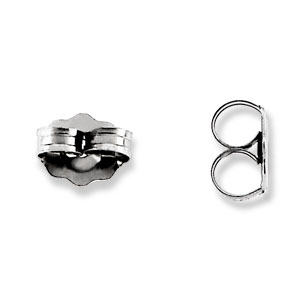 Solid 14k Gold Earring Backs Replacement Backs for Pierced Ears - Product Image
